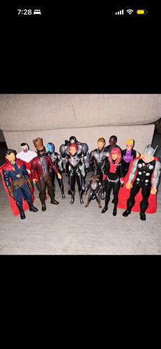 Lotto action figure marvel - lotto,