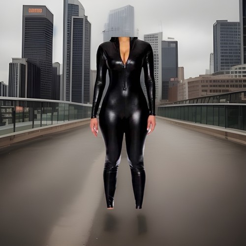 Body donna pelle pvc - body,