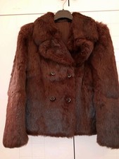 Pelliccia visone marrone giacca 