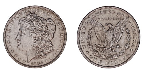 Dollaro morgan argento usa - dollaro,