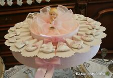 TORTA BOMBONIERA DA 20 FETTE + 4 FETTE AGGIUNTIVE  BATTESIMO BIMBA