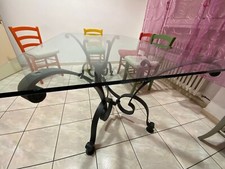 tavolo da pranzo in vetro