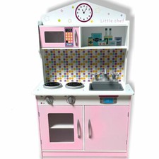 Cucina in legno rosa per
