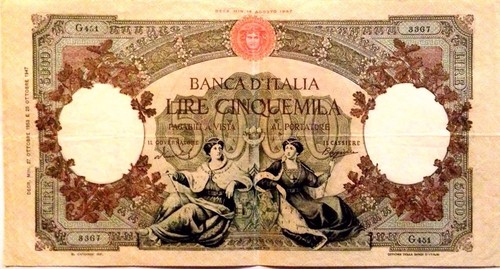 Banconota 5000 lire - banconota,