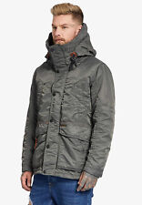 KHUJO Giacca Uomo Giubbotto Invernale CHESTFIELD Uomo Parka Giacca da Transizione - Tg M - NUOVO
