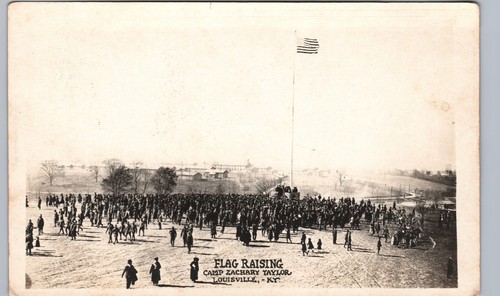 Flag raising camp taylor - camp,