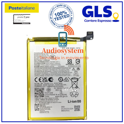 Batteria per motorola moto g34 - batteria,