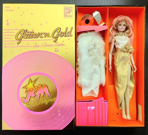 Bambola jem glitter gold - bambola, 'n
