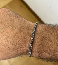 Bracciale tennis uomo 6 kt