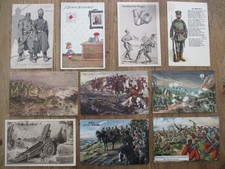 10 cartoline guerra mondiale