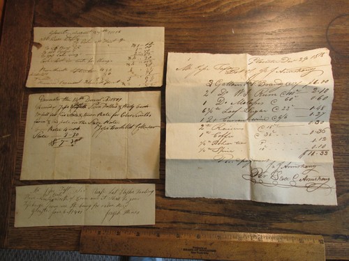 Antico documento vintage