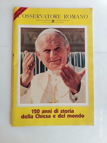 Osservatore romano 120 - l', anni