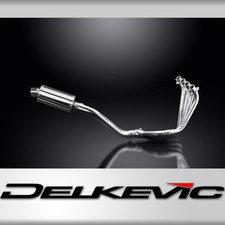 HONDA CBR650F CB650F 14-18 IMPIANTO DI SCARICO COMPLETO 225mm SILENZIATORE OVALE INOX