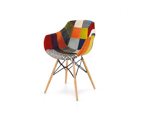 Sedia patchwork confort design - sedia,