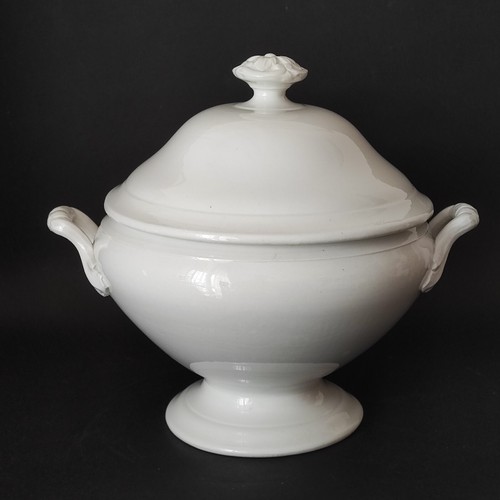 Zuppiera bianca ceramica - bianca,