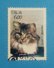H1717-ITALIA-ITALY 1993 ANIMALI DOMESTICI - GATTI L.600 USATO