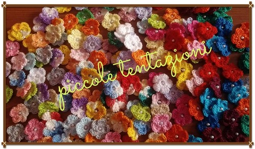 Lotto fiori uncinetto - fiori, +
