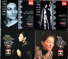 Callas Operas with librettos X 4 Job Lot Bundle