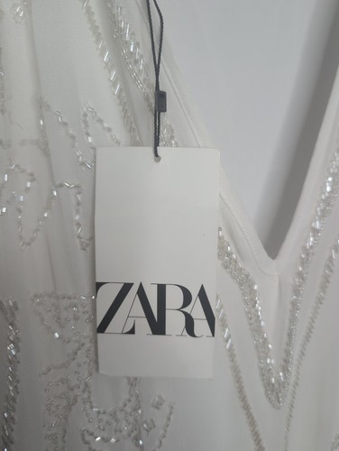 Abito midi zara bianco - zara,