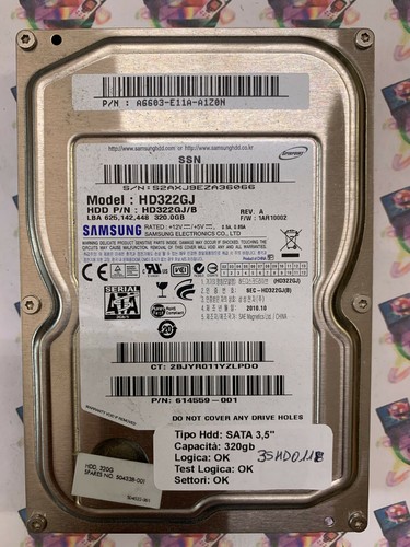 Hard disk usato sata - disk, 3,5"