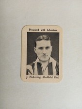 1934 D.C THOMSON/ADVENTURE FOOTBALLERS HUNT THE CUP J. PICKERING SHEFFIELD UTD
