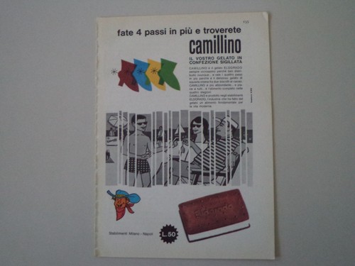 Advertising pubblicità 1962 - advertising,