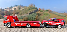 VIGILI DEL FUOCO  Scania P320 Carro Soccorso + Defender 110 Die Cast Model 1/43