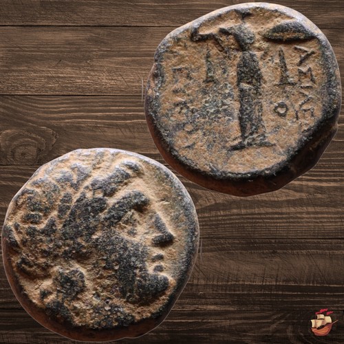 Antica moneta greca athena - moneta,