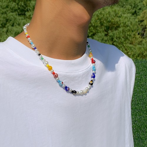 Collana perle imitazione - di,