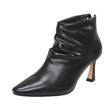 Kharisma Tronchetti Con Cerniera Nero - Taglia 37 Scarpe Donna Tronchetti