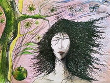 Antonio Nocera Il Ritratto di Eva Litografia Moderna Firmata Numerata Pubblicata