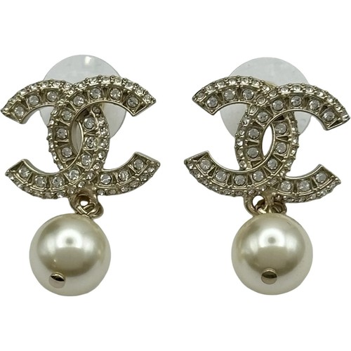 Orecchini chanel logo perla - orecchini,