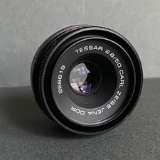 Obiettivo Vintage Lens Manual Focus TESSAR C. ZEISS JENA DDR T 2,8/50 Vite M42