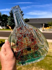 Bottiglia in vetro artistico