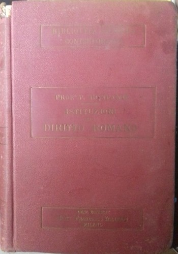Istituzioni diritto romano - istituzioni, di