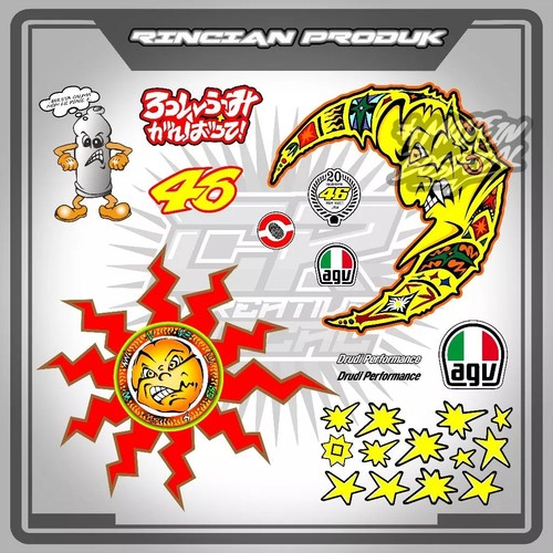 Kit decalcomania casco - , moto