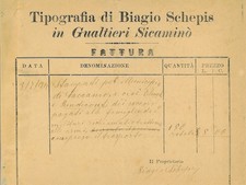 Fattura int. TIPOGRAFIA di
