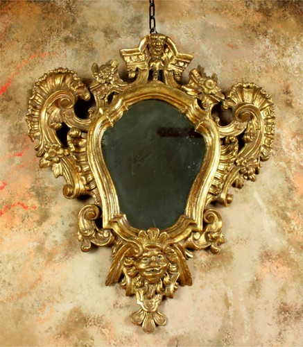 Specchio parete legno - parete, in