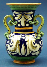 Barraud Messeri & C. Vaso ceramica a raffaellesche BMC Carraresi Lucchesi 1900