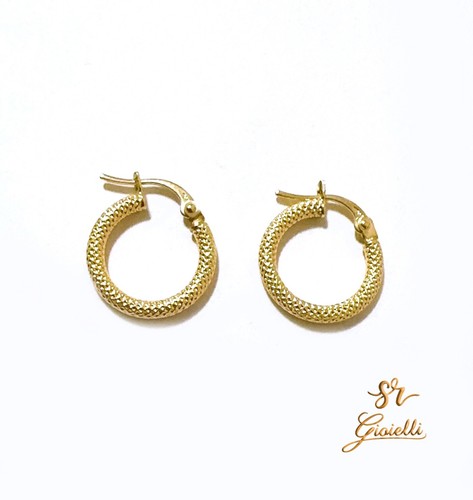 Orecchini oro giallo forma - orecchini,