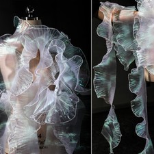 Abito In Chiffon Con Riflessi