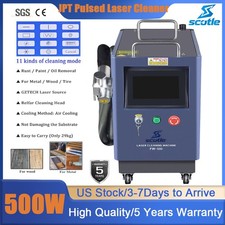 Pulitore Laser Pulsato 500W JPT Pulitore Legno Metallo Ruggine Olio Pittura Pulitore