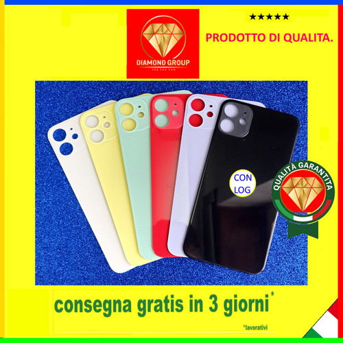 Vetro scocca posteriore iphone - scocca,