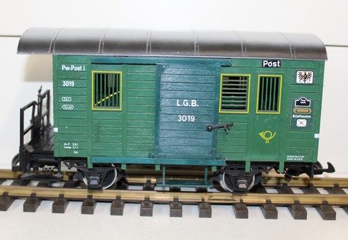 Lgb 3019 vagone postale assi - postale,