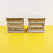 coppia di comodini vintage in