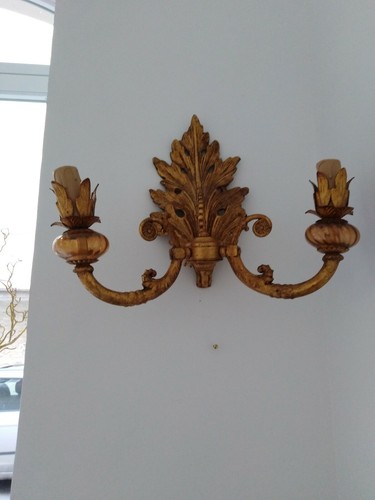 Applique muro luci foglia - applique, 2