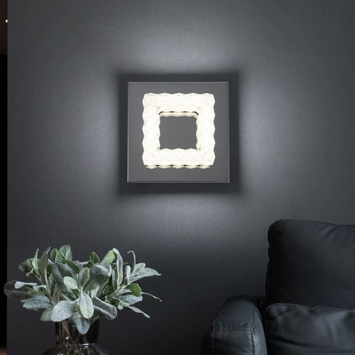 Led design cristallo parete - led,
