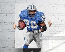 Poster Barry Sanders Detroit
