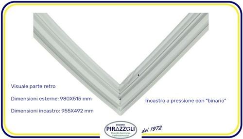 Guarnizione porta frigorifero - guarnizione,