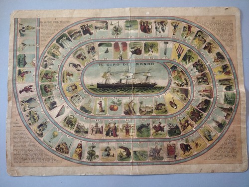Gioco dell oca giro del - giro, mondo